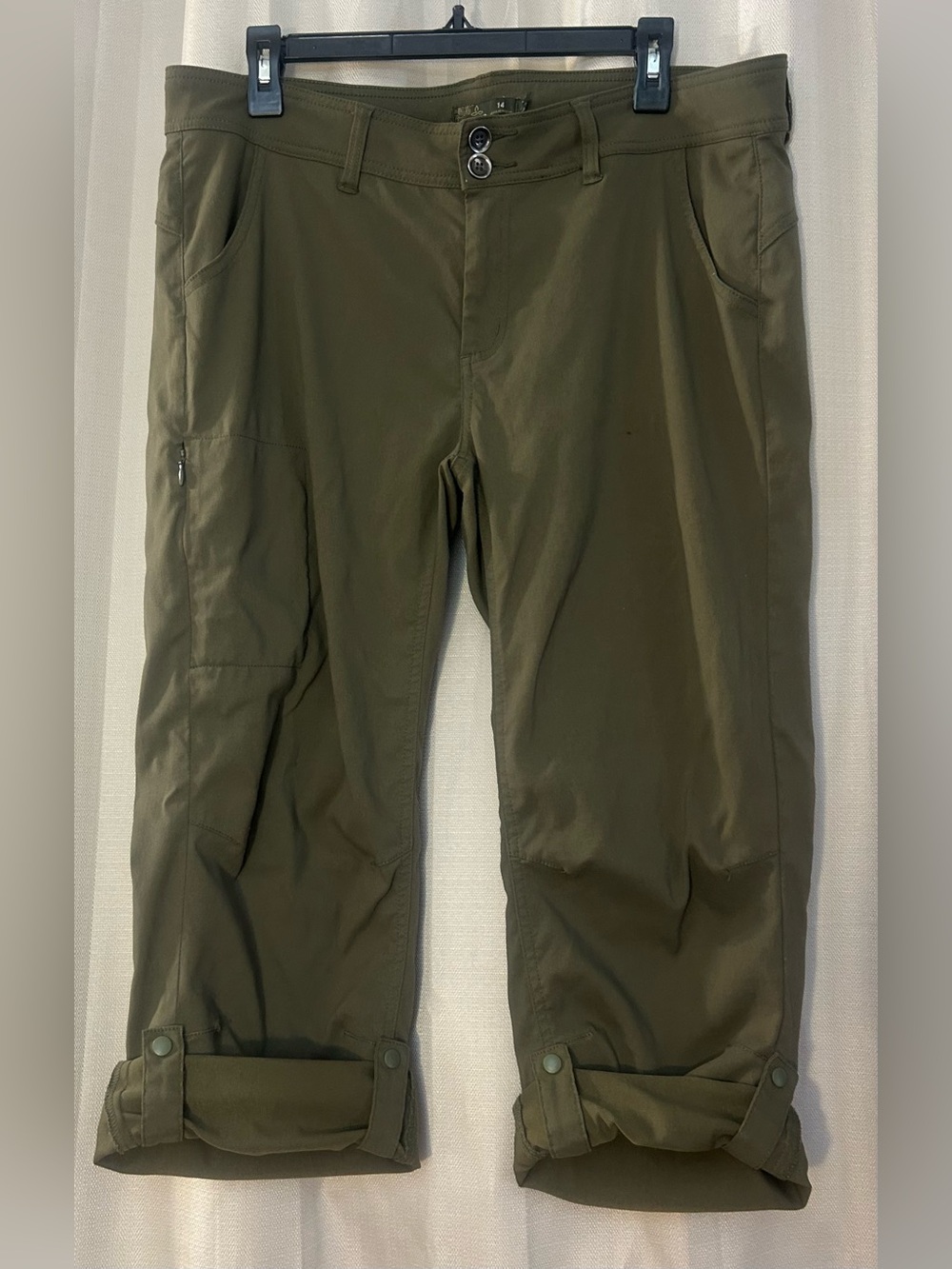 prAna Halle Pants Womens 14 Green Hiking
Outdoor Roll Tab Gorpcore Zion - Picture 3 of 16